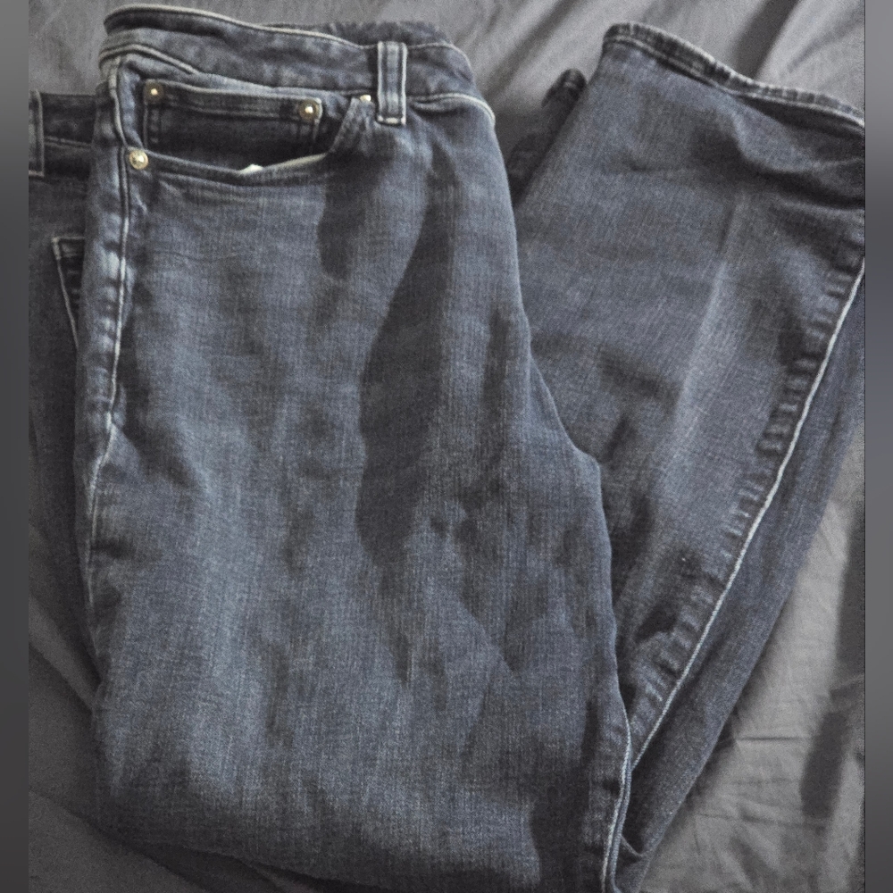 Express Men's Dark Blue Straight Jeans